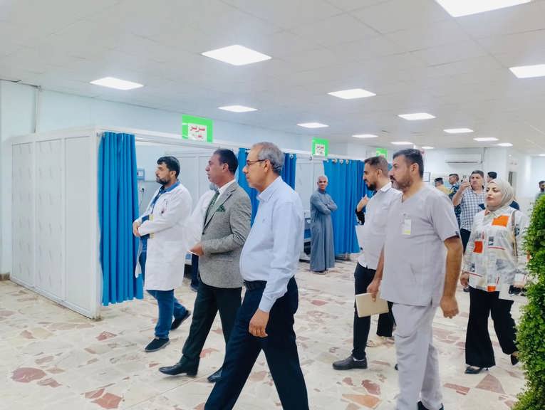 فريق وزاري من قسم شؤون التمريض ينفذ زيارة ميدانية إلى مستشفى الشهيد ضاري الفياض في بغداد الرصافة